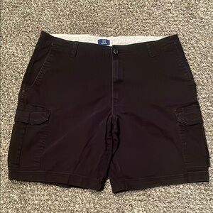 George Lightly Used Men's Black Cargo Shorts Size 34